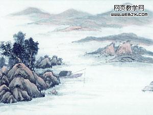 ps數碼后期合成教程:水墨寫意風格照片_webjx.com