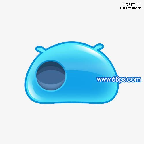 photoshop繪畫一個可愛的饅頭qq表情