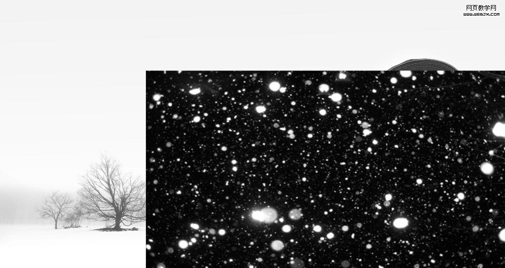 photoshop夢幻合成教程:雪天使女孩_photoshop教程網頁設計