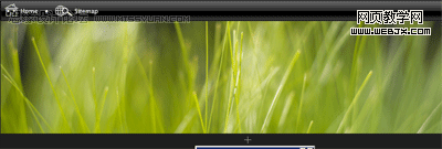photoshop簡單規劃vista風格網站首頁布局-webjx.com