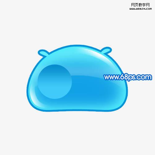 photoshop繪畫一個可愛的饅頭qq表情