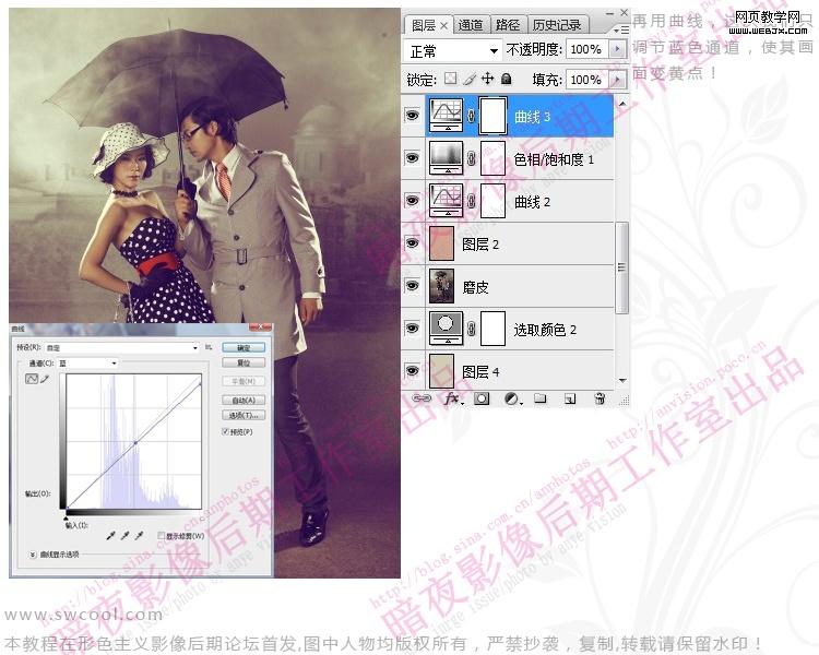 ps教程:后期影樓照片懷舊效果制作_網頁設計