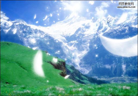 photoshop照片合成教程:夢(mèng)幻雪山-網(wǎng)頁(yè)設(shè)計(jì)