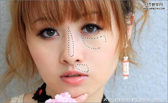 photoshop美化教程:調(diào)出粉嫩可人的mm照