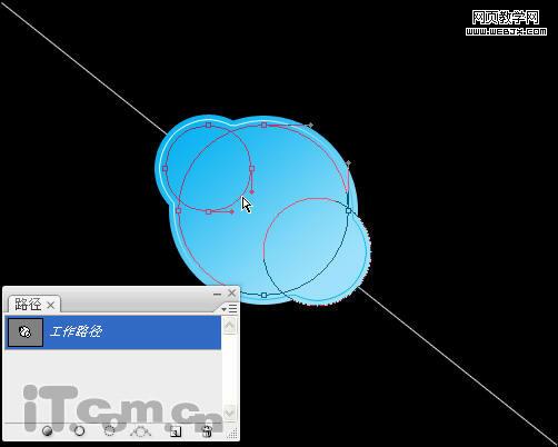 photoshop制作一個skype的logo