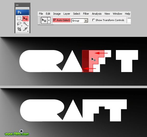 photoshop快速制作漂亮的剪紙字_webjx.com