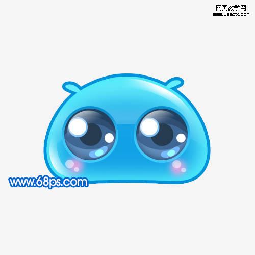 photoshop繪畫一個可愛的饅頭qq表情
