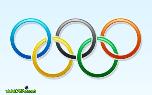 photoshop入門:繪制立體效果奧運五環效果圖_webjx