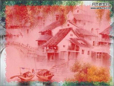 ps照片處理教程:頹廢邊緣水彩畫特效