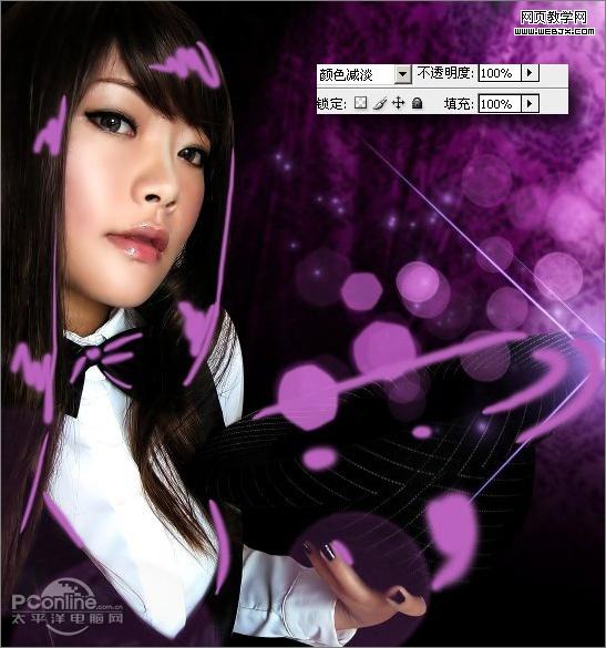 photoshop快速打造神秘而夢幻的意境_網頁設計