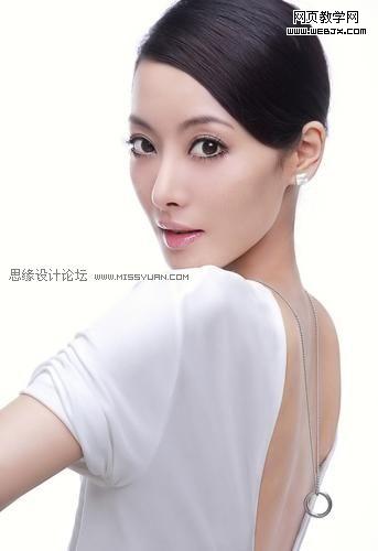 photoshop調出晶瑩通透露肌膚