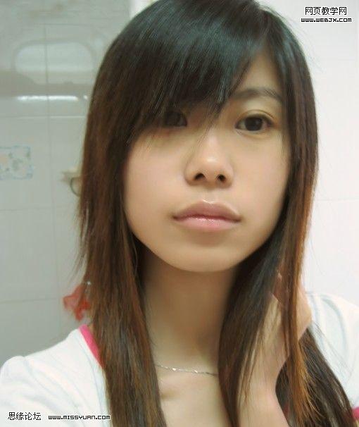 photoshop教程：給美女磨皮潤色教程-webjx.com