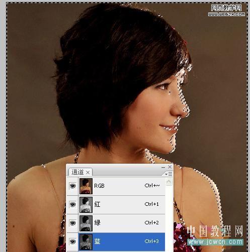 ps磨皮教程：清爽粉色調皮膚美女-webjx.com