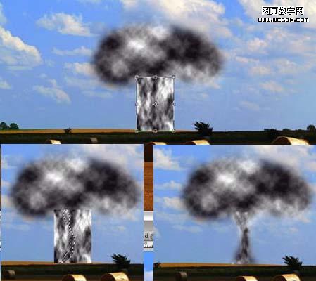 photoshop濾鏡制作核彈爆發