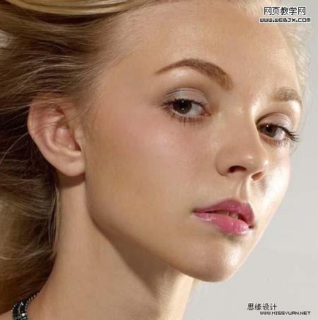 photoshop打造模特完美的質感健康膚色