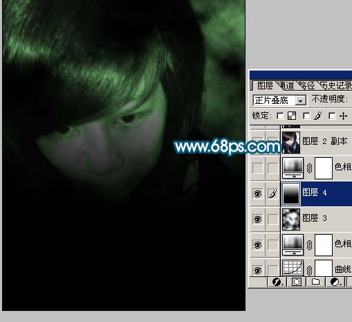photoshop修復調色模糊美女照片_webjx.com