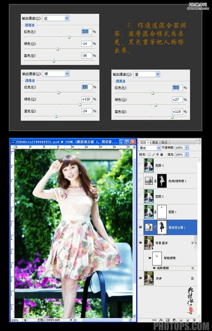 photoshop照片處理:朦朧清新色調美女照片_網頁設計