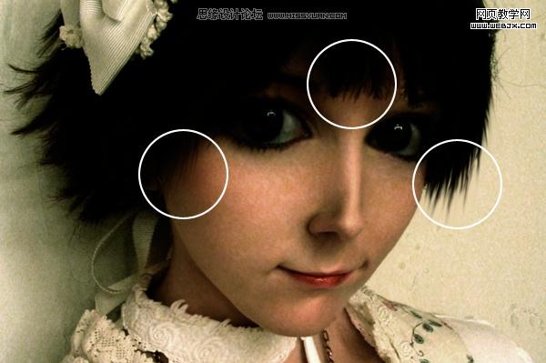 photoshop教程:可愛的美女3d娃娃