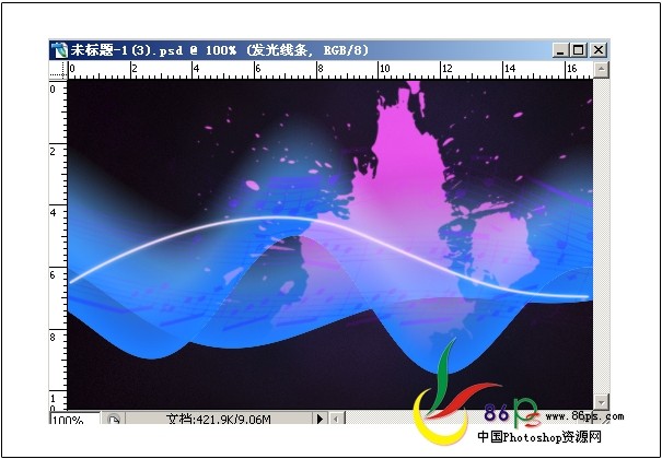 ps教程:繪制吉他音樂海報_webjx.com