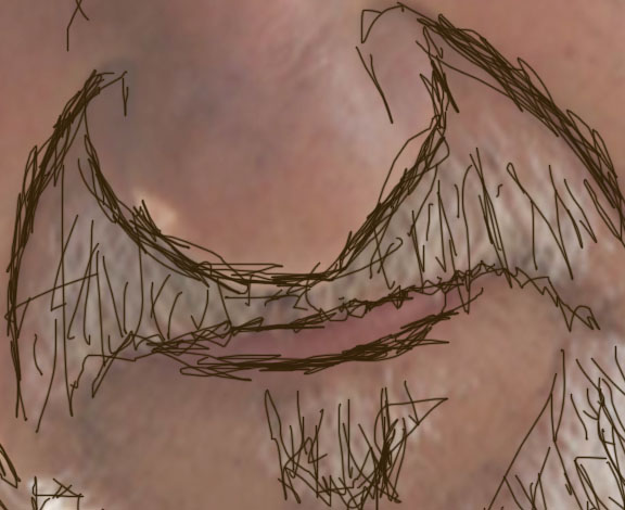 photoshop真人照片轉藝術寫生素描畫_webjx.com