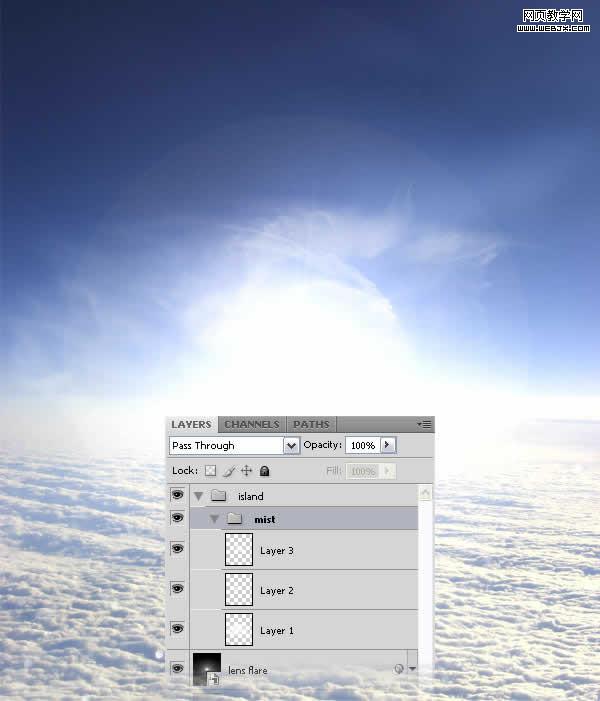 photoshop合成教程:夢幻的和平的圣地_網頁設計