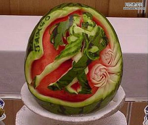 作品欣賞:用植物水果進行的藝術創作_網頁設計