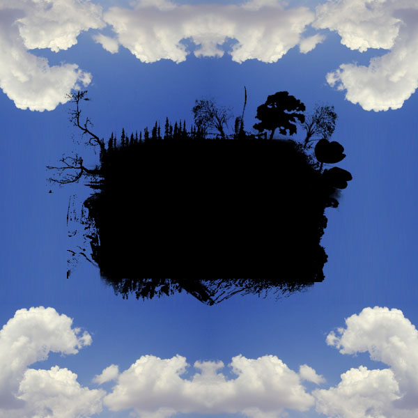 photoshop繪制水彩風格卡通小島_webjxcom