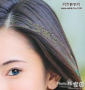 photoshop教程:美女照片仿手繪-webjx.com