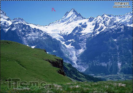 photoshop照片合成教程:夢(mèng)幻雪山-網(wǎng)頁(yè)設(shè)計(jì)