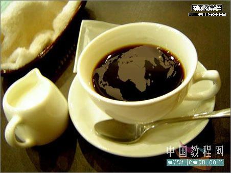 photoshop實例教程：調制一杯創意咖啡