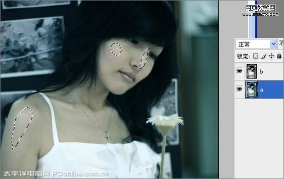 photoshop把圖片調(diào)成冷艷憂(yōu)郁色調(diào)-www.webjx.com