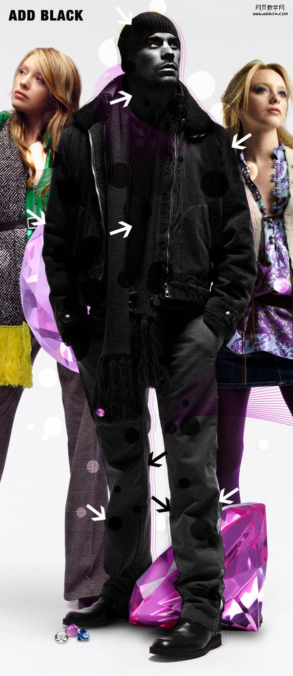 photoshop合成創意驚人的鉆石廣告設計-www.webjx.com