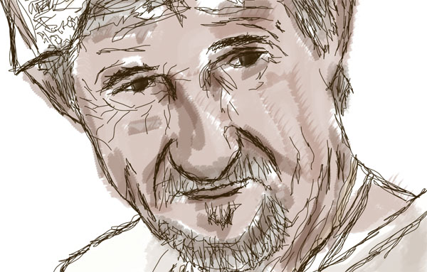 photoshop真人照片轉藝術寫生素描畫_webjx.com