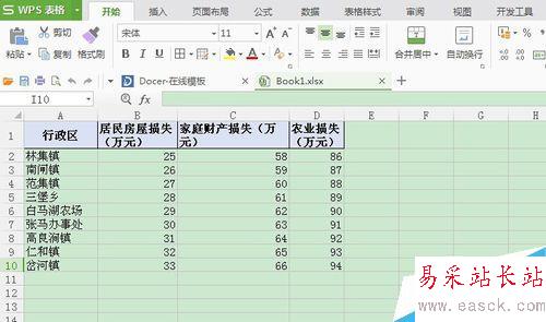 excel操作：如何在WPS表格中生成餅狀圖