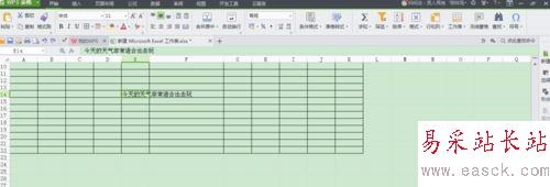 wps表格里文字自動換行的設置方法