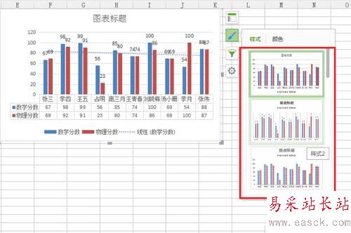 wps根據(jù)表格內(nèi)容設(shè)置圖表元素及樣式教程