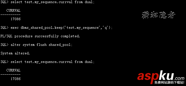 oracle,sequence,跳號