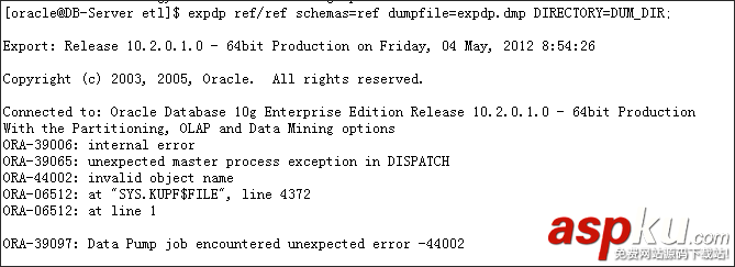 Oracle數(shù)據(jù)泵(Data Dump)使用過程當(dāng)中經(jīng)常會(huì)遇到一些奇奇怪怪的錯(cuò)誤案例