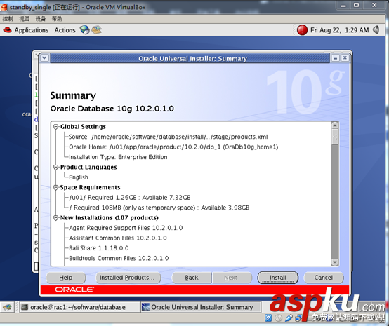 redhat 4中安裝Oracle 10g圖文教程