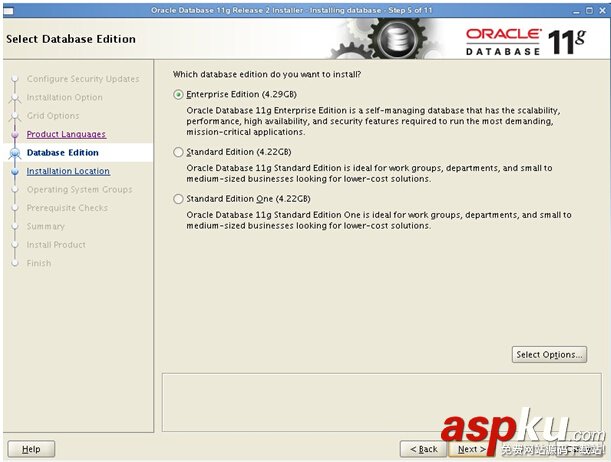 Linux系統（X64）安裝Oracle11g完整安裝圖文教程另附基本操作