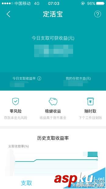 網商銀行,定活寶